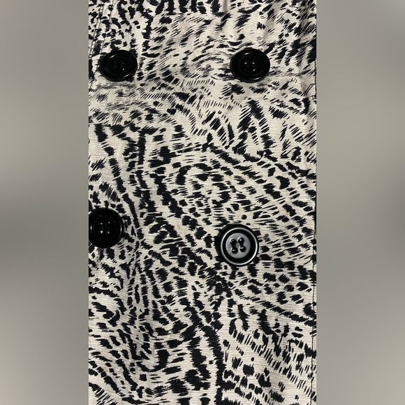 Tweeds double breasted Trench Belted Jacket Silk / Cotton blend sz Large - Picture 3 of 9